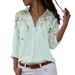 This Retro Design Loose Floral Print Shirt Is A Versatile Long-Sleeved Shirt Jacket For Women In Autumn_ecoleips.com