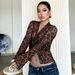 Trendy Women's 2024 Summer New Fashion Sexy Mesh Sheer Cardigan Tie T-Shirt Wholesale_ecoleips.com