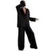 Feminine French-Style Long-Sleeved Winter & Autumn Fashion Set With Breathable Ice-White Silk Comfort_ecoleips.com