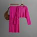 European American Cross-border Women's Fashion 2024 New Summer Hollow-out Kn Top And Long Skirt Stylish Two-piece_ecoleips.com