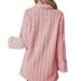 K Women's Plush Coat Comfortable Casual Warm Double-breasted Long Coat With Suit Collar_ecoleips.com