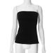 D24TP162 Women's Summer New Solid Color Casual Lapel, Bra, Back, Slim Fit, Split T-shirt Top_ecoleips.com