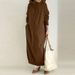 Women's Clothing Fashion Hooded Sports Plus Velvet Sweater Casual Long Sleeve Zipper Jacket Plus Size Solid Color Robe_ecoleips.com