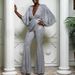 Women's Clothing Sequined Sexy Deep V Backless Jumpsuit Pants_ecoleips.com