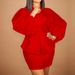 Women's Clothing Temperament Commuter Puff Sleeve Top Hip Skirt Suit_ecoleips.com
