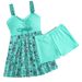 Aria Basics Women's One-piece Swimsuit, Cross-border Bestseller, Printed Skirt-style Beachwear, High-end Bikini, Quick-drying_ecoleips.com