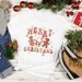 European And American Cross-border Foreign Trade Women's Clothing Christmas Merry Round Neck Printed Ladies Short Sleeve_ecoleips.com