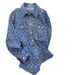 Women's Clothing Casual Lining Spring And Autumn New All Over Printed Jacquard Loose Shirt Age Reducing Versatile Top_ecoleips.com