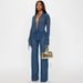 Women's Clothing Women's Sexy Mesh Tulle Top And Slim Fit Trousers Set Long Sleeved Neck Tie Up Style Clothing_ecoleips.com