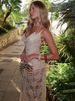 Mozision Lace Spaghetti Strap Backless Sexy Maxi Dress Women Elegant Summer See Through Sleeveless Beach Club Party Dresses_ecoleips.com