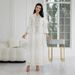 NC81 Women's Fashion Mesh Embroidered Sequined Patchwork Long Robe Dress Islamic Modesty Size L-3XL for Women's Clothing Muslim Fashion_ecoleips.com