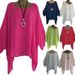 Summer New European American Style Women's Irregular Sleeve And Hem Blouse Fashion Solid Color O-Neck Casual Top_ecoleips.com