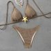 Women’s Clothing summer new style back tie starfish accessories bikini sexy beach split swimsuit_ecoleips.com