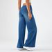 Women's Clothing New Denim Wide Leg Pants For Women High Waist Slimming Multi Pocket Straight Loose Cat Whisker Horse_ecoleips.com