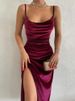Women 2024 Autumn Winter Elegant Party Club Evening Velvet Streetwear Bodycon Midi Dress Wholesale Items For Business_ecoleips.com