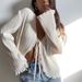 European American Ins Style Slim Flared Long Sleeved Pleated Shirt for Women Sexy Hot Girl Top French Style 2024 New Summer_ecoleips.com