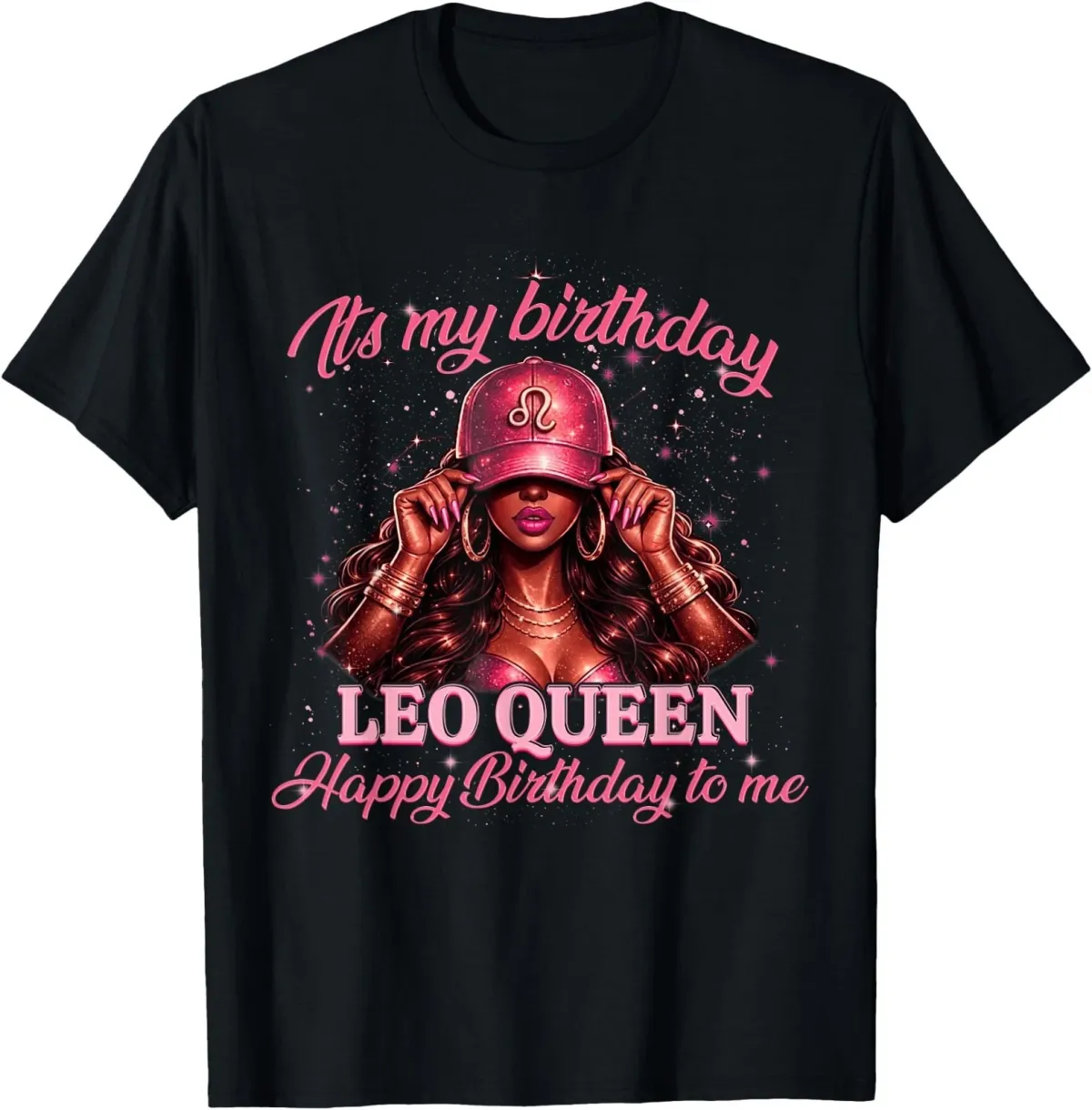Women's T-Shirts Queen Sassy Black Woman Zodiac Birthday Leo T-Shirt_ecoleips.com