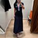 Women's Clothing Denim Splicing Dress Simple Waist Hip Long Skirt_ecoleips.com