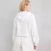 K Fashionable Loose Hooded Sweatshirt Women's V-neck Top Pullover Long Sleeved Shirt_ecoleips.com