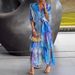 Women's Clothing Printed Layered Dress_ecoleips.com