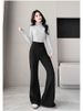 K Micro Flared High Waisted Suit With A Slimming Effect, Flared Pants For Slimming, New Style_ecoleips.com