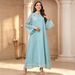 MT567 Elegant Rhinestone Beaded Maxi Dress for Malaysian Women Casual Everyday Wear_ecoleips.com
