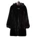 Luxury Faux Fur Coat For Women - Long Hooded Winter Jacket With Pockets, Plus Size Warm Outerwear For Elegant & Casual Style (Black)_ecoleips.com