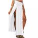 Trendy Women's Hot Sexy High-Waisted Skirt With Front Opening Long Floor-Length Dress_ecoleips.com