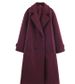 Fashion Casual Lapel Long Wool Jacket_ecoleips.com