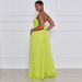Women's Clothing Blue Wide Leg Casual Chiffon High Waist Jumpsuit Pants Female Jumpsuit Summer Jumpsuit_ecoleips.com