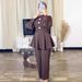Verve 2025 Autumn Dubai Muslim Top And Pants Two-Piece Set_ecoleips.com