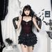 XS25066 Dark Gothic Style Spicy Girl Camisole 2025 New Sexy Slim Fit Versatile Tank Top For Women_ecoleips.com