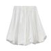 Women's High-Waisted Pleated Skirt European American Style White Slimming Satin Short Elegant Fashion Summer New_ecoleips.com