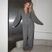 Women's Casual Long Sleeved Button Sweater Cardigan Solid Color Spring Autumn Fashion Solid Color_ecoleips.com