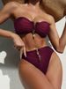 Women's Clothing Solid Color Top Bikini Sexy Split Suit Swimsuit_ecoleips.com