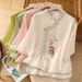 Summer Cotton And Linen Artistic Retro Ethnic Style Embroidered National Style Shirt With Button And Tea Clothing With V_ecoleips.com