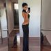 25 Qiduo European And American Summer New Sexy Backless Butterfly Knot Elegant Hot Girl Long Dress_ecoleips.com