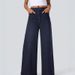 Women's Low-Waisted Loose Casual Wide Leg Jeans New_ecoleips.com