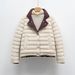 New 90 Fleece Short Light And Contrasting Color Down Jacket Women's New Autumn And Winter Double-sided Coat Loose And Warm_ecoleips.com