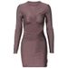 2025 European American New Style Solid Color Long Sleeve For Women With Chest, Waist, And Side Hollow Design Slim Fit_ecoleips.com