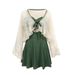 New Women's Conservative Slimming Swimsuit Hot Selling Item Super Fairy Style Long Sleeve Perfect For Hot Springs_ecoleips.com