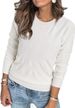 Women's Clothing 3D Textured Knit Sweater - Women's Round Neck Pullover (Spandex Blend, Casual & Office Wear)_ecoleips.com