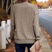 European And American Cross-Border Women's Fashion Autumn Winter New Knitted Button Sweater Casual Long Sleeve_ecoleips.com