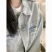 2025 American Spring Autumn New Denim Jacket Women, Niche Loose And Versatile Shirt Top, Suitable For Small People To_ecoleips.com