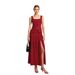 Tailored Sleeveless Vest & Flared Wrap Skirt Set – Sculpted Waist, Split Hem, 97% Polyester-3% Spandex, 564g Work-To-Weekend Elegance_ecoleips.com