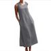 Spring/Summer Plus-Size Women's Clothing For Plus-Size Women, Loose And Slimming, Best-Selling Cotton Sleeveless Dress_ecoleips.com