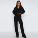 "Women's Casual Two-Piece Knit Sweater Set Long Sleeve Lapel Cardigan & Pullover Winter Outfit"_ecoleips.com