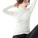 Autumn And Winter Turtleneck Velvet Bottoming Shirt Women's Long-sleeved Solid Color Korean Version Women's Clothing Warm, Slim And Thin T-shirt_ecoleips.com