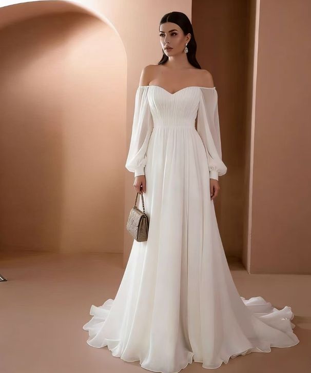 Elegant Off Shoulder Solid Color Slim Fit Long Dress Formal Evening Prom Gown Party Dress For Women Evening Event_ecoleips.com