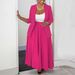 Women's Clothing Fashion Casual Professional Wear Ladies Suit + Pleated Skirt Suit_ecoleips.com